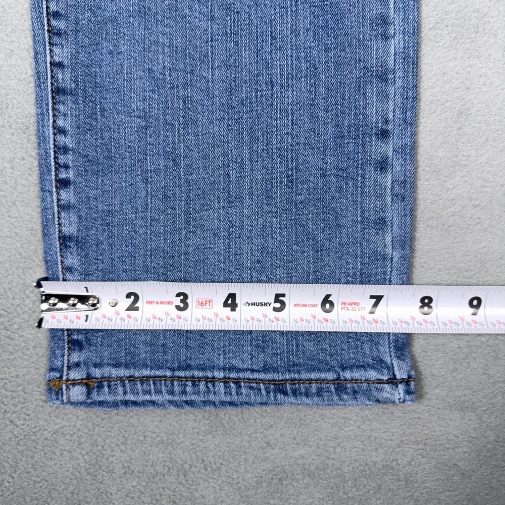 Lee Jeans Mens 33x30 Straight Leg Regular Fit Medium Wash Blue‎ Denim Stretch